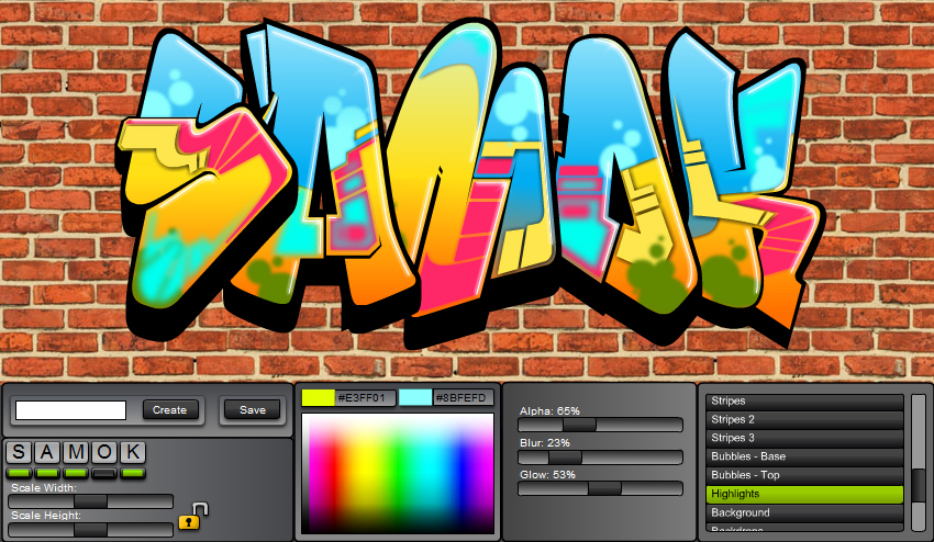 Detail 3d Graffiti Creator Nomer 10