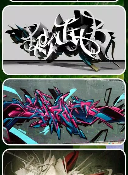 Detail 3d Graffiti Design Nomer 20