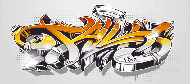 Detail 3d Graffiti Design Nomer 32