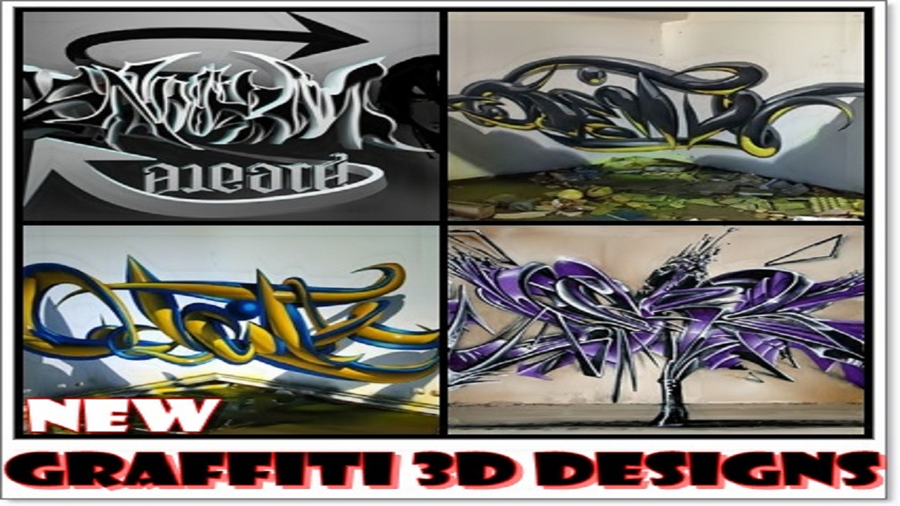 Detail 3d Graffiti Design Nomer 49