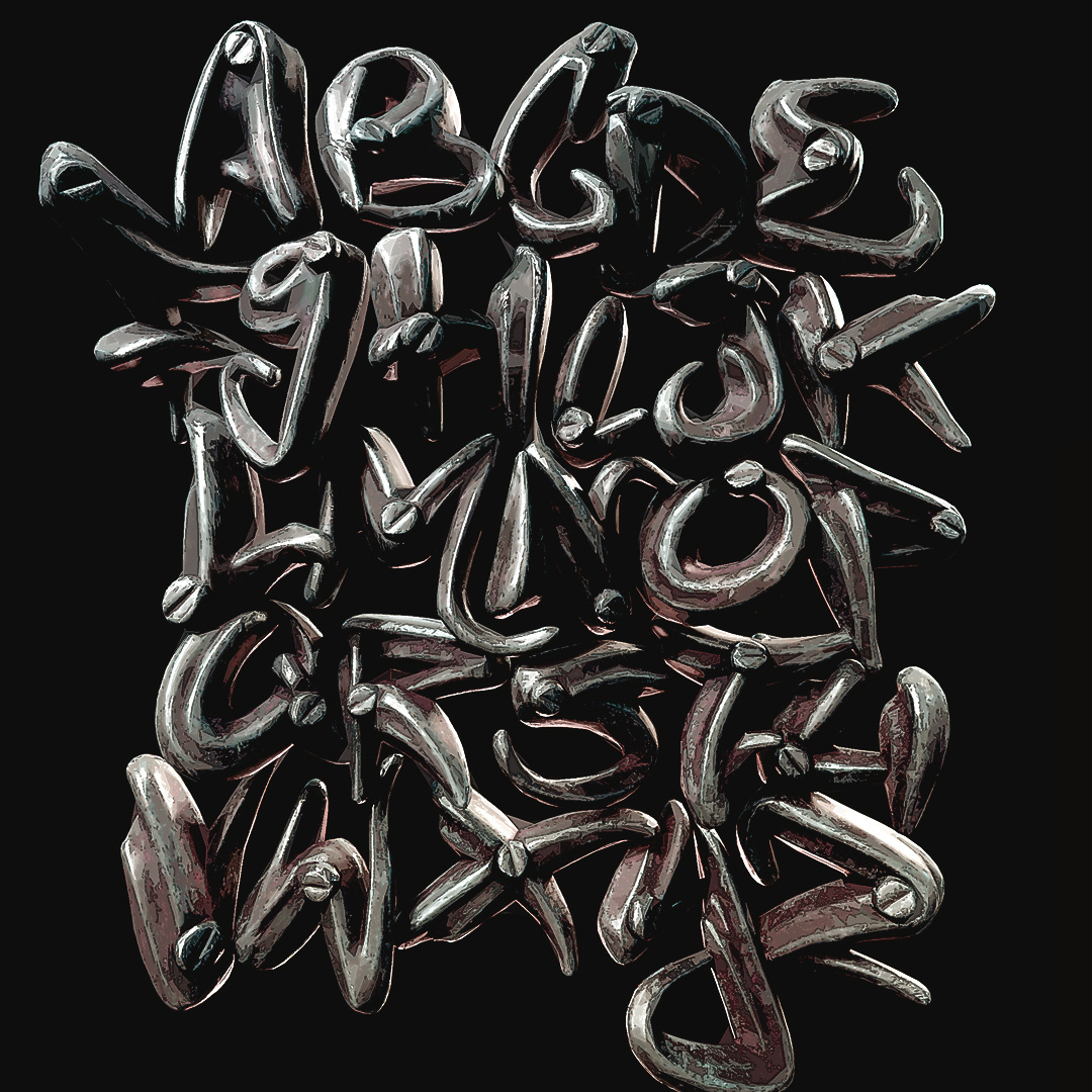 Detail 3d Graffiti Letter F Nomer 35