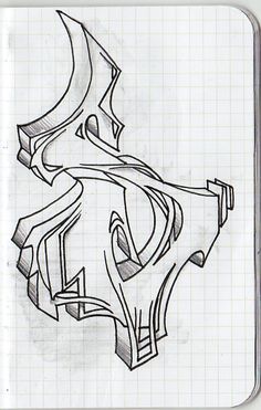 Detail 3d Graffiti Letter F Nomer 7