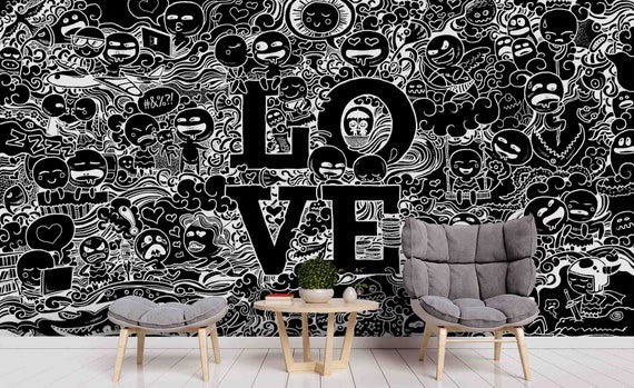 Detail 3d Graffiti Love Wallpapers Nomer 15