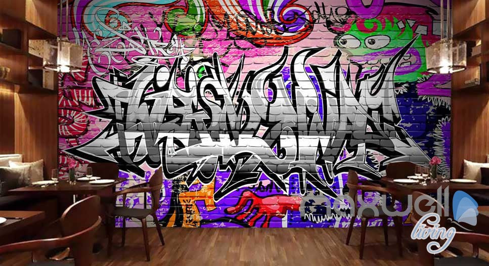 Detail 3d Graffiti Nature Wallpaper Nomer 19