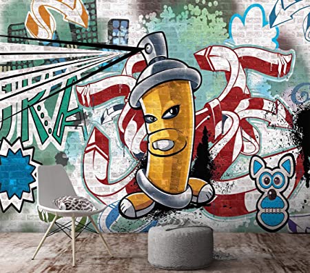 Detail 3d Graffiti Nature Wallpaper Nomer 21