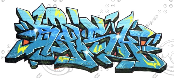 Detail 3d Graffiti Png Nomer 49