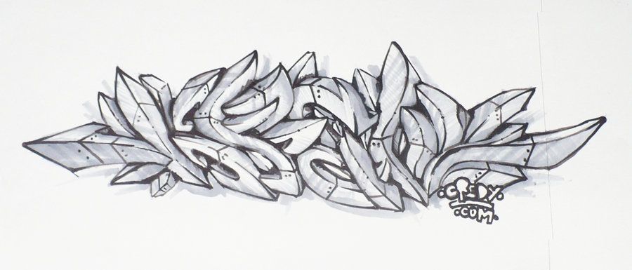 3d Graffiti Sketches - KibrisPDR