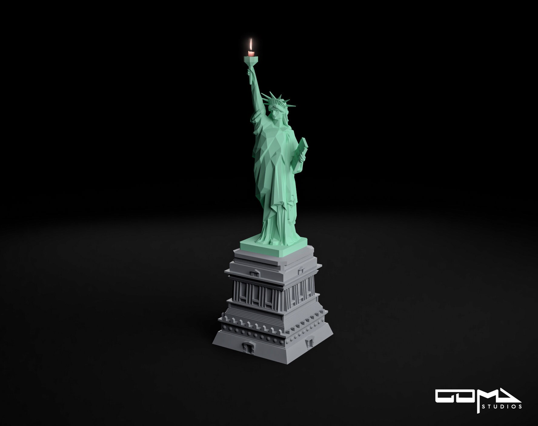 Detail 3d Liberty Statue Graffiti Nomer 10