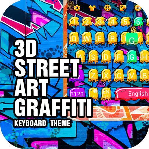 Download 3d Street Art Graffiti Keyboard Theme Nomer 17