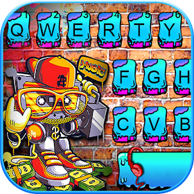 Detail 3d Street Art Graffiti Keyboard Theme Nomer 54