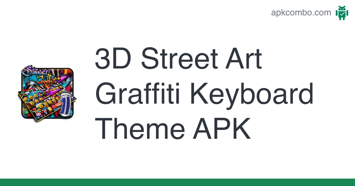 Detail 3d Street Art Graffiti Keyboard Theme Nomer 7