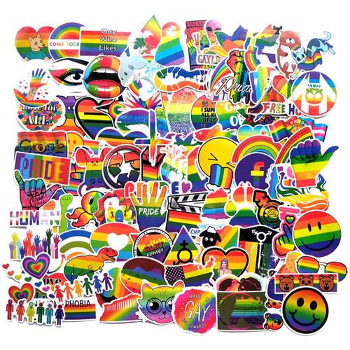 Detail 50 Pcs Colorful Random Sticker Mixed Graffiti Wallpaper Nomer 39