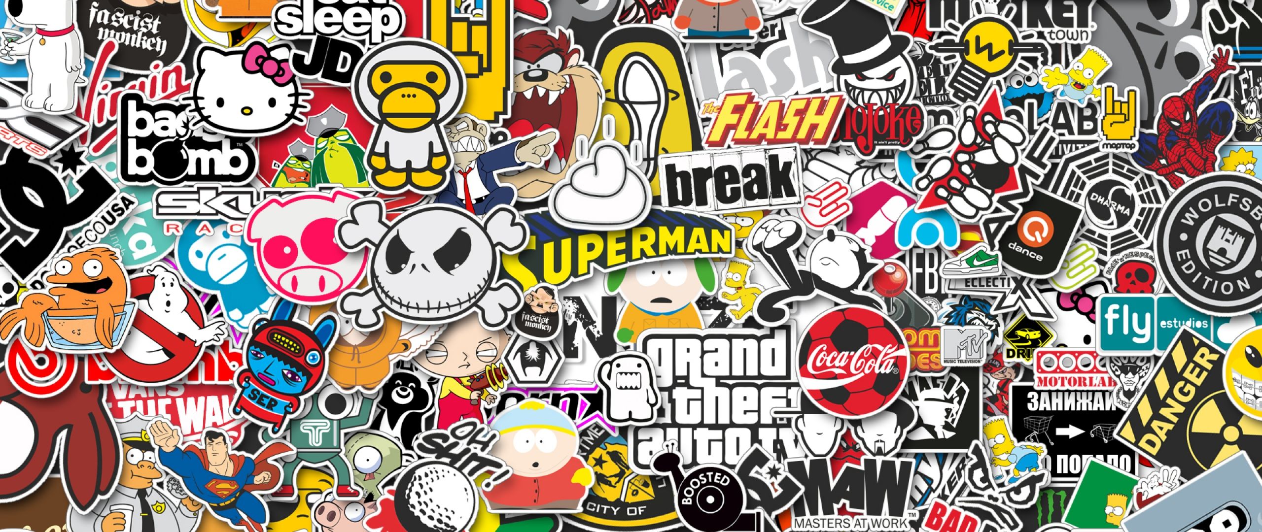 Detail 50pcs Colorful Random Sticker Mixed Graffiti 4k Nomer 17