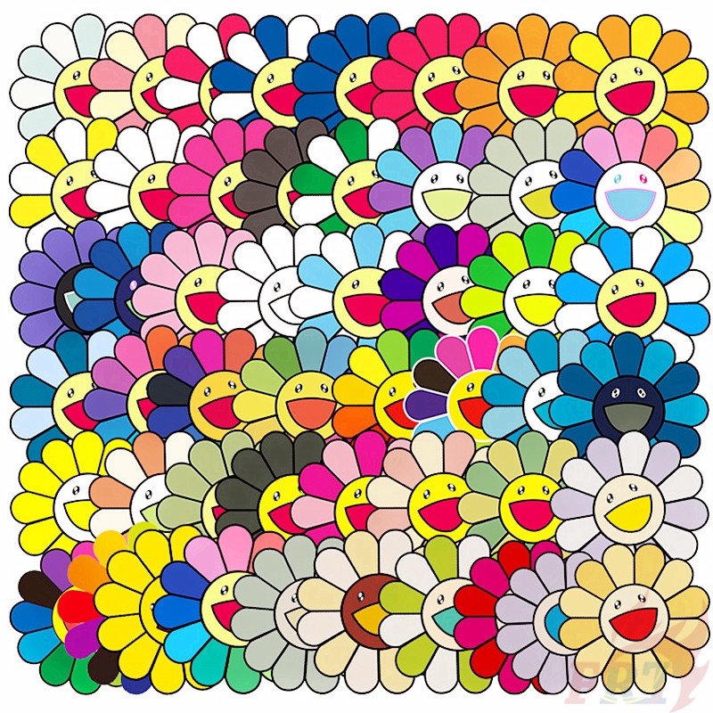 Detail 50pcs Colorful Random Sticker Mixed Graffiti 4k Nomer 31