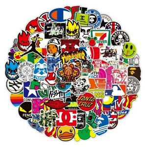 Detail 50pcs Colorful Random Sticker Mixed Graffiti 4k Nomer 34