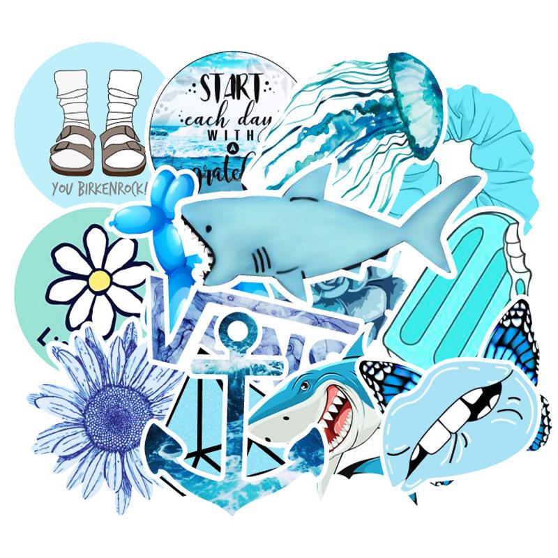 Detail 50pcs Colorful Random Sticker Mixed Graffiti 4k Nomer 37