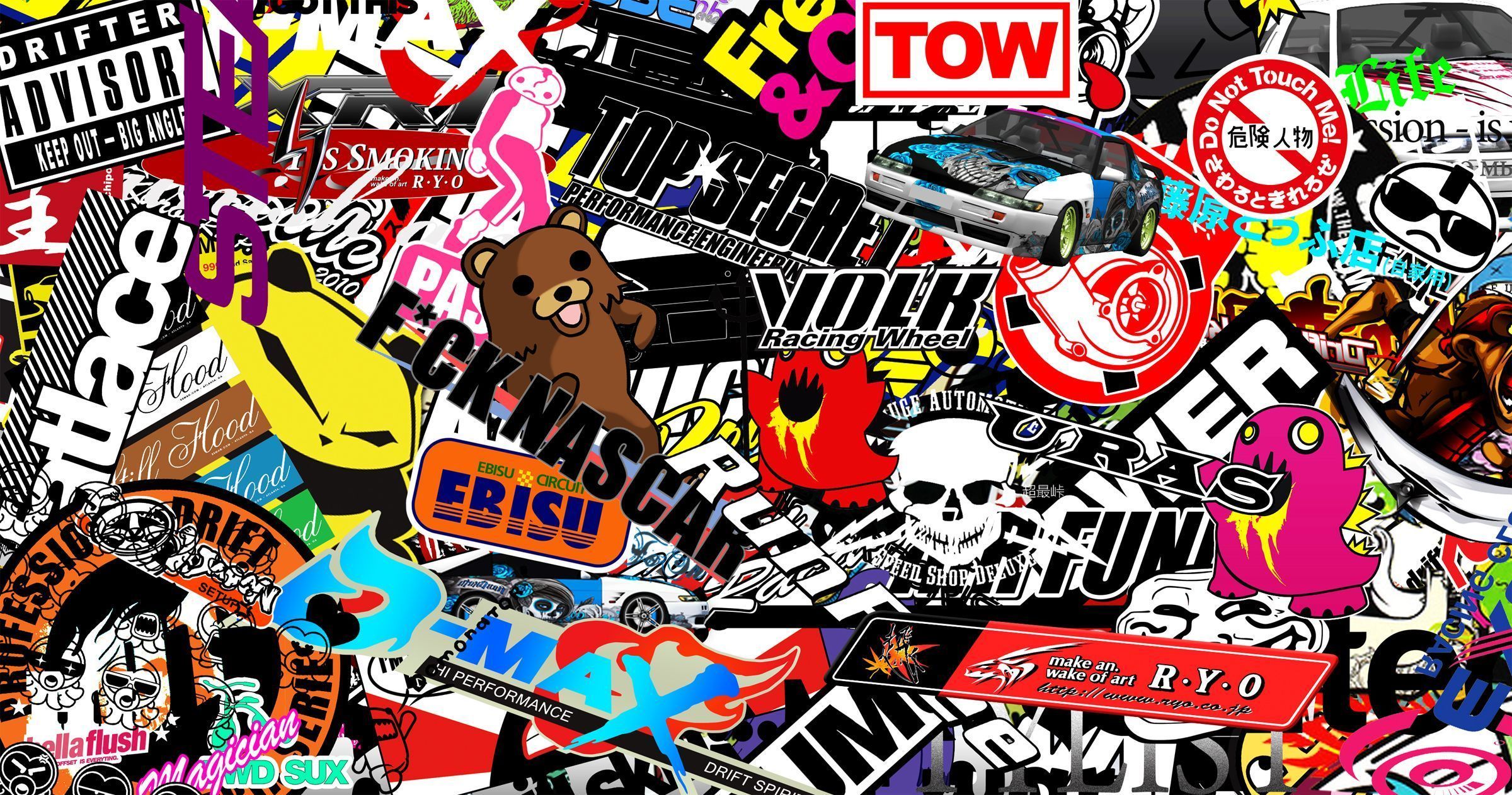 Detail 50pcs Colorful Random Sticker Mixed Graffiti 8k Nomer 52