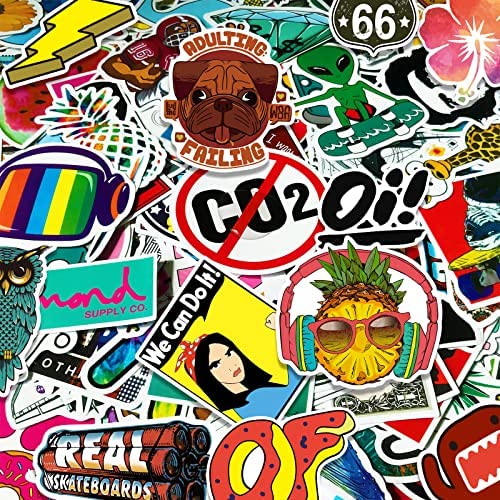 Detail 50pcs Colorful Random Sticker Mixed Graffiti Walpaper Nomer 14