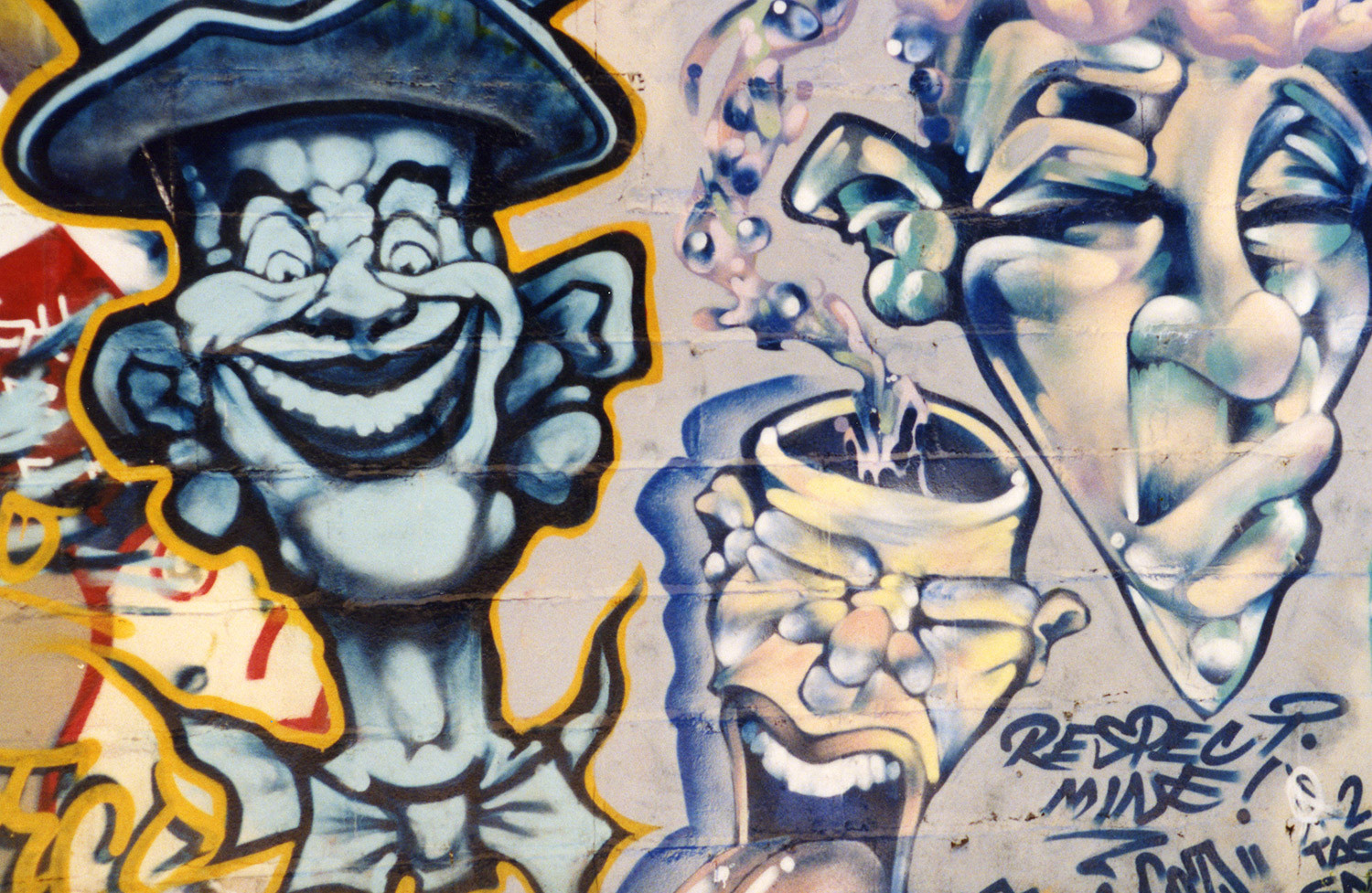 Detail 90s Graffiti Art Nomer 27