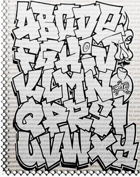 Detail A Z Graffiti Letters Does Nomer 3