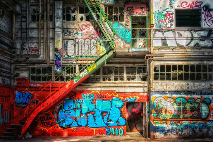 Detail Abandoned Graffiti Nomer 18