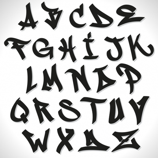 Detail Abc Graffiti 3d Nomer 11