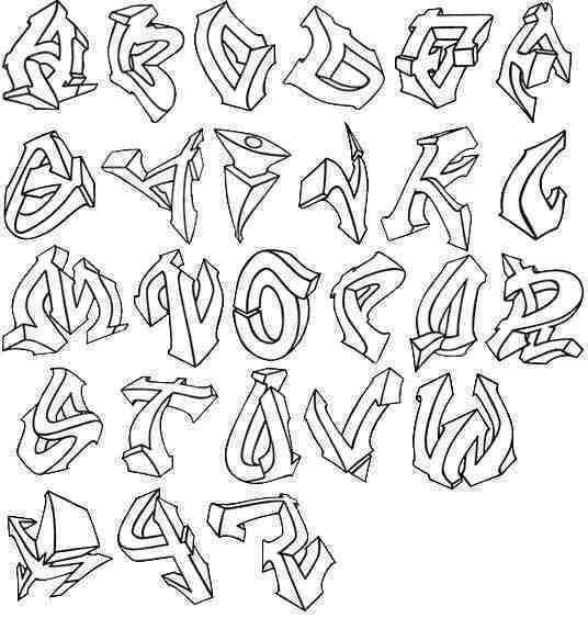 Detail Abc Graffiti 3d Nomer 3