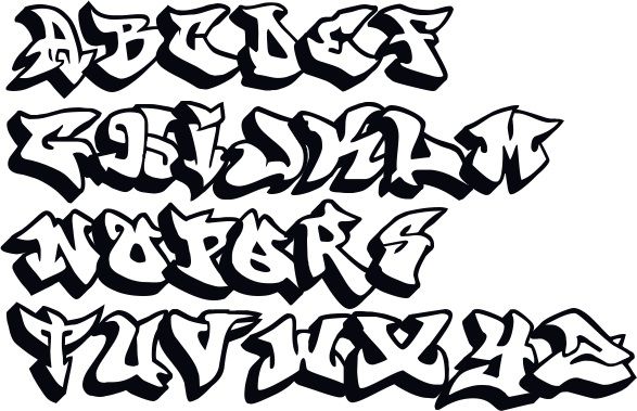 Detail Abc Graffiti 3d Nomer 34