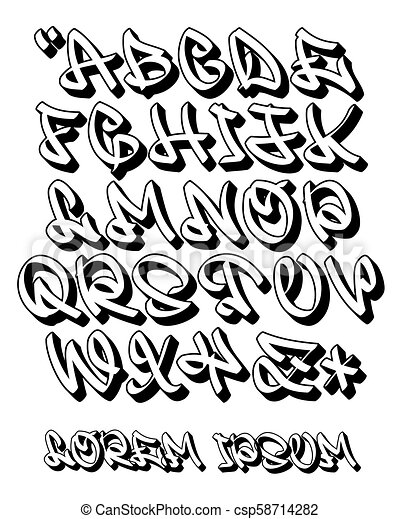 Detail Abc Graffiti 3d Nomer 10