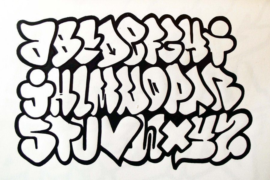 Abc Graffiti Bubble - KibrisPDR