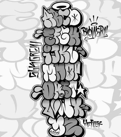 Detail Abc Graffiti Doodle Nomer 25