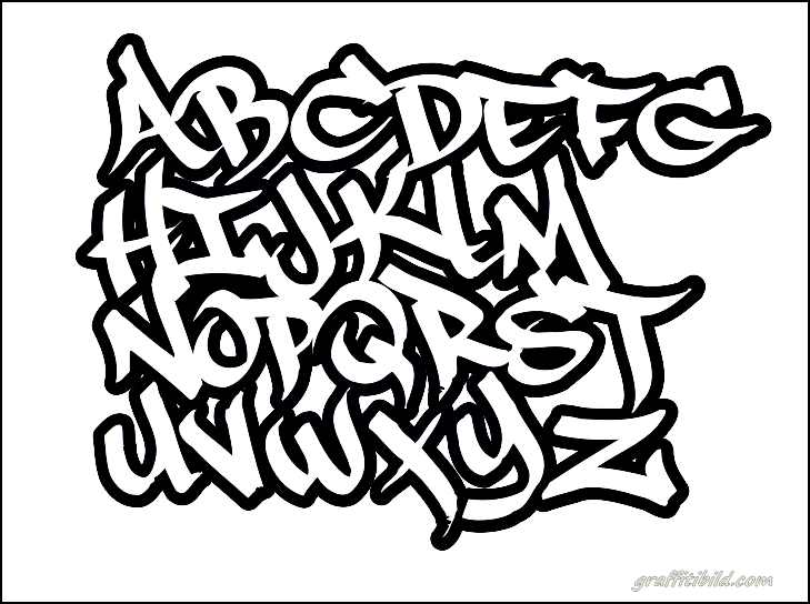 Detail Abc Graffiti Letters Nomer 24