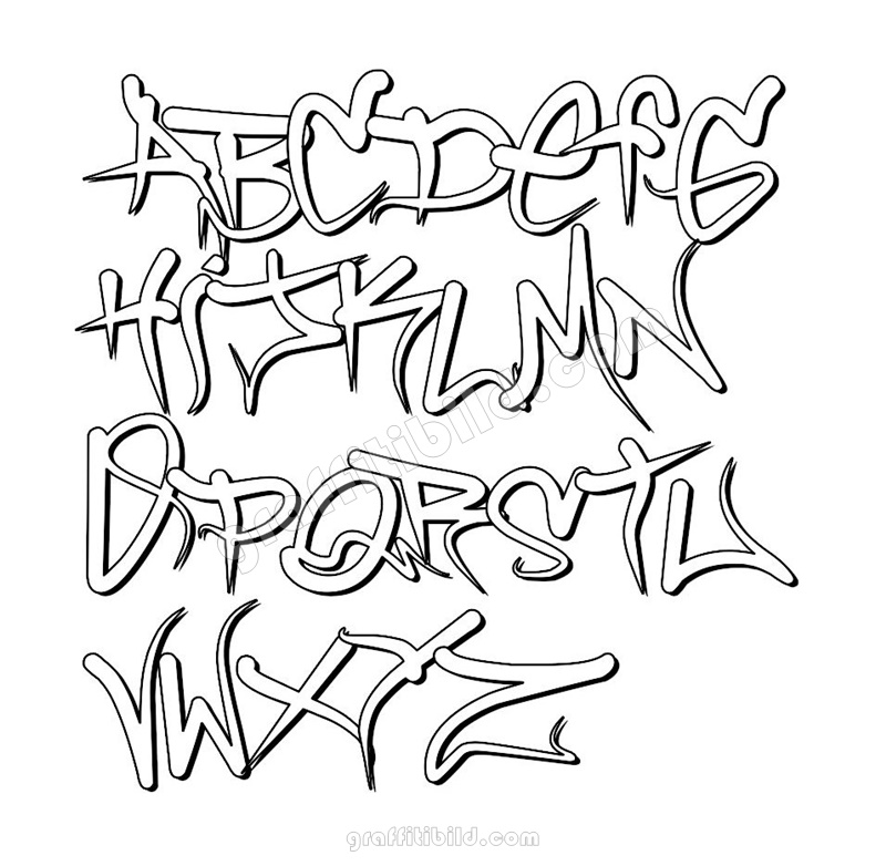 Detail Abc Graffiti Letters Nomer 25