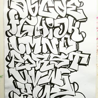 Detail Abc Graffiti Letters Nomer 35