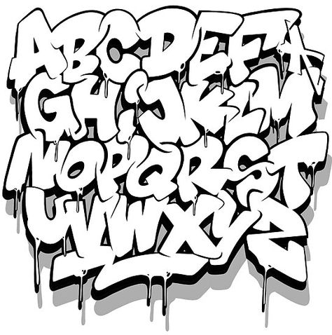 Detail Abecedario Letras De Graffiti Nomer 13