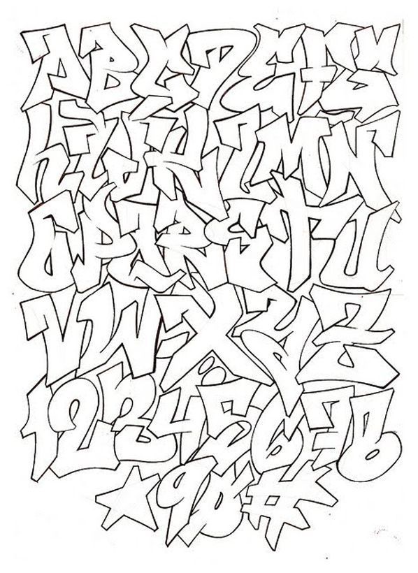 Detail Abjad A Z Graffiti Nomer 11