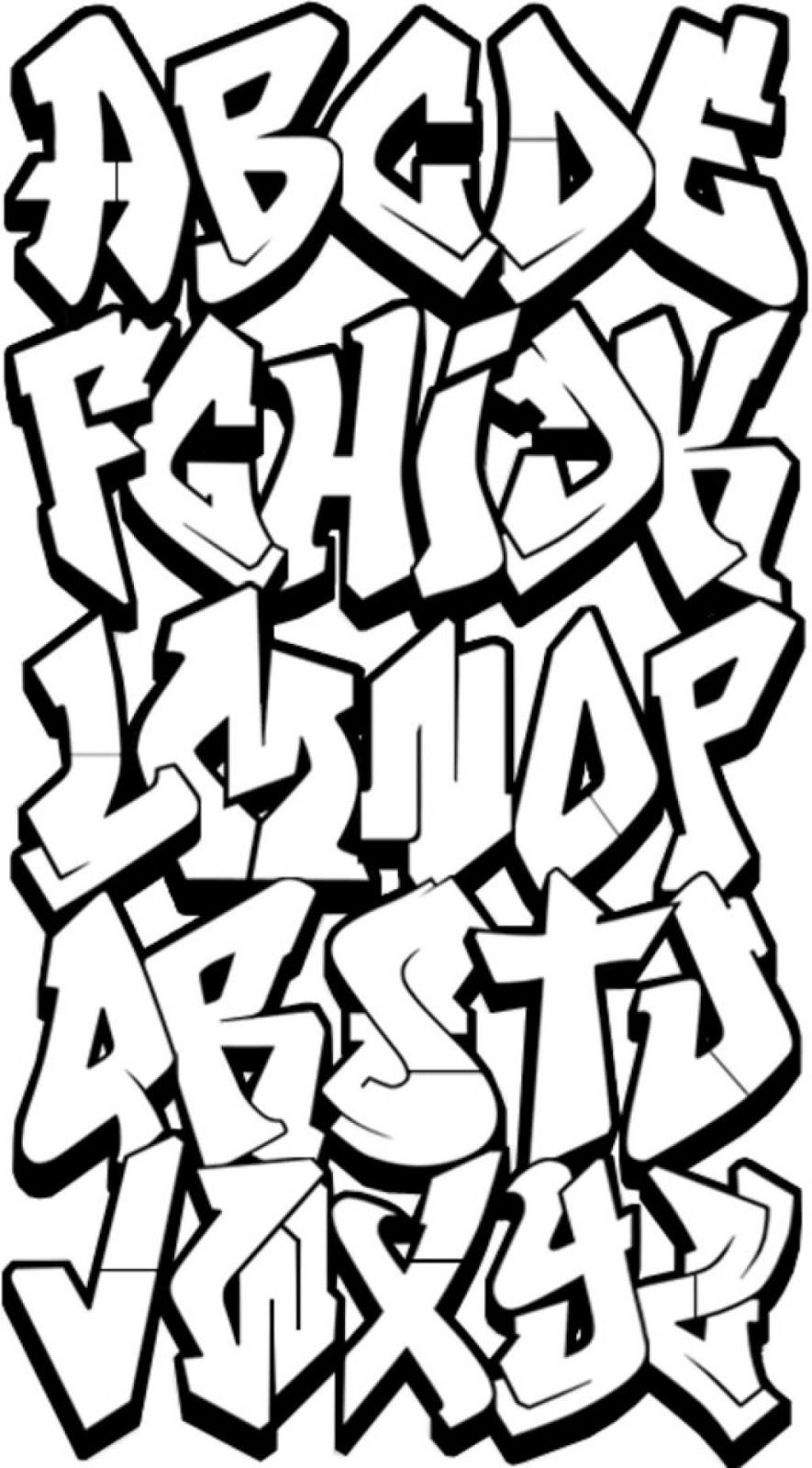 Detail Abjad Graffiti 3d Nomer 16