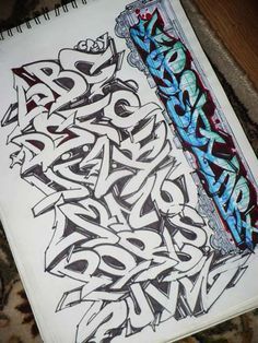 Detail Abjad Graffiti Az Nomer 10