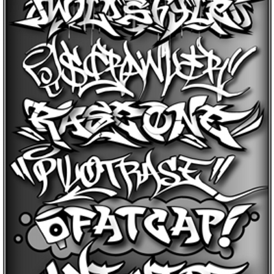 Detail Abjad Graffiti Kali Grafi Nomer 19