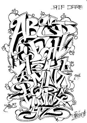 Detail Abjad Graffiti Letters Nomer 20