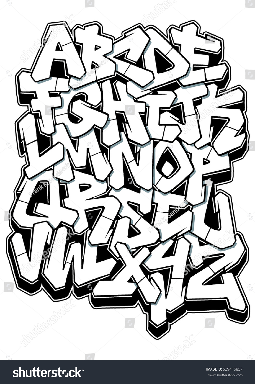 Detail Abjad Graffiti Letters Nomer 23