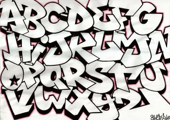 Abjad Graffiti Pemula - KibrisPDR