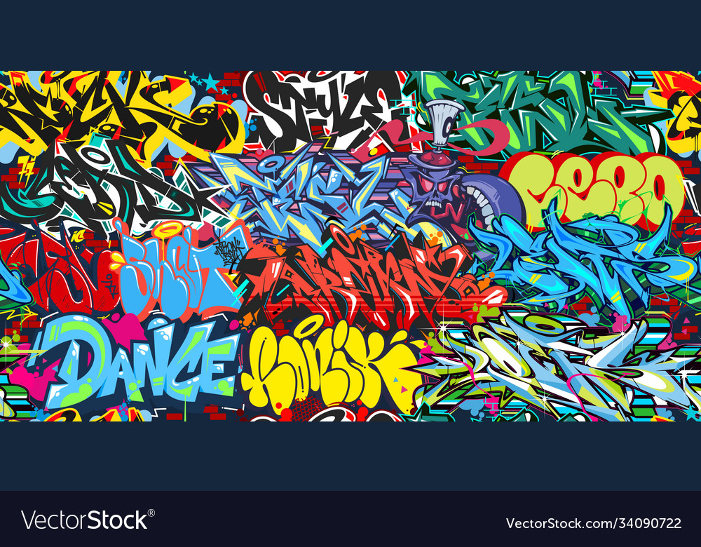 Detail Abstract Art Graffiti Nomer 3