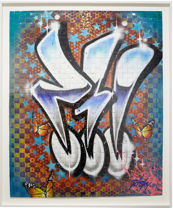 Detail Abstract Art Striping Graffiti Nomer 32