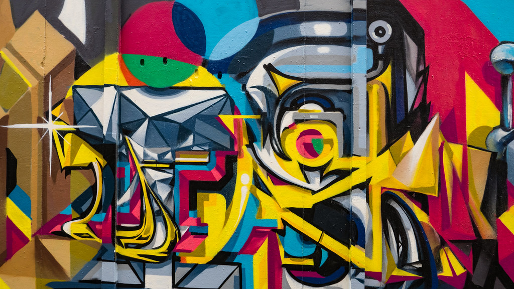Detail Abstract Art Striping Graffiti Nomer 55