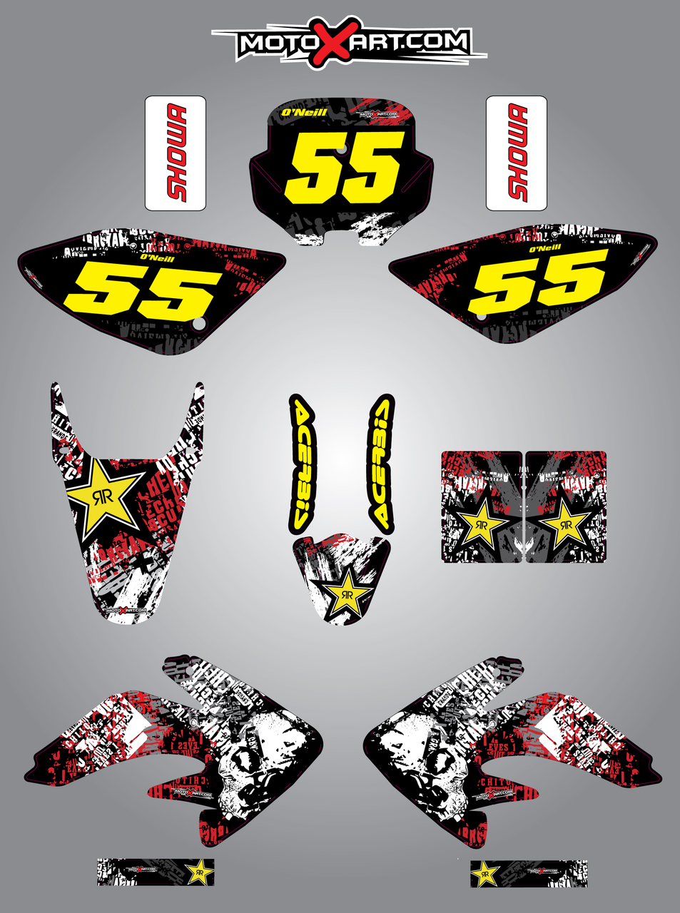 Detail Acerbis Graffiti Nomer 35