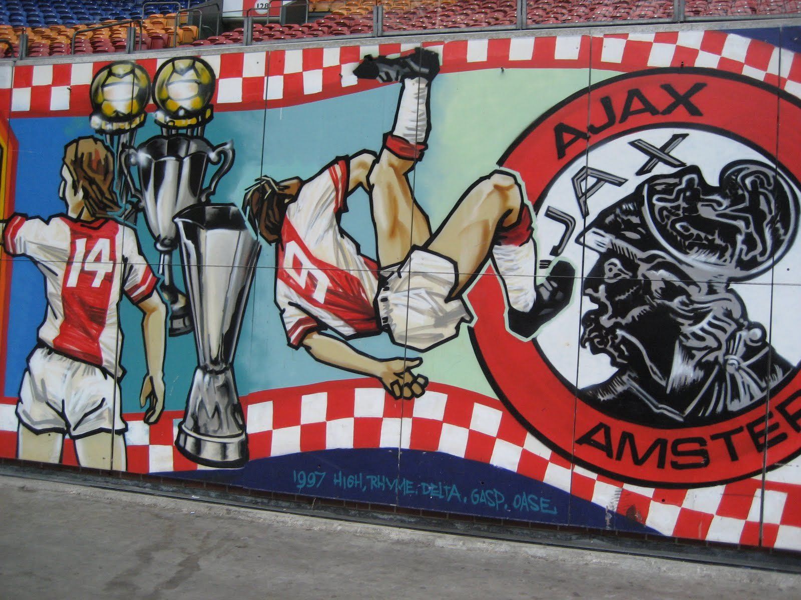 Detail Ajax Amsterdam Graffiti Nomer 2