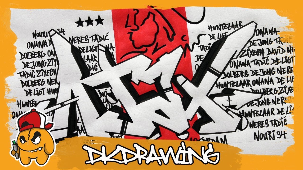 Detail Ajax Amsterdam Graffiti Nomer 6