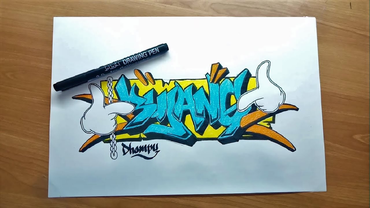 Detail Alat Untuk Membuat Graffiti Di Kertas Nomer 14