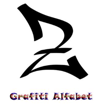 Detail Alfabet Dasar Seni Graffiti Nomer 14